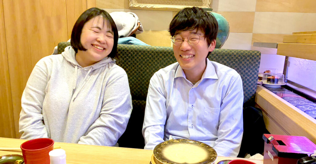 磯崎さんと、NNCグループの先輩メンバー真下さん